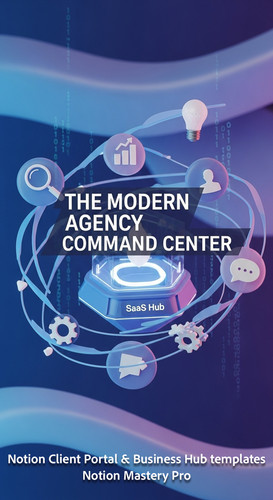 96 Abstract 3D render of business icons floating in a digital Notion SaaS Hub Overlay The Modern Age.jpg