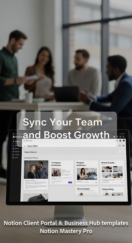 278 Blurred background of a modern agency team foreground monitor showing a Notion Team Wiki board O.jpg