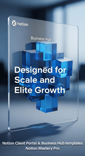 352 Abstract visualization of interlocking blue blocks forming a Notion Business Hub icon on glass O.jpg