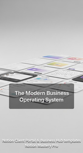 354 Minimalist 3D render of a digital Agency Hub with Notionstyle UI panels floating in a grid Overl.jpg