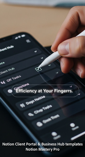 156 Closeup of a hand checkmarking a task in a Notion Client Hub mobile app with a dark mode theme O.jpg