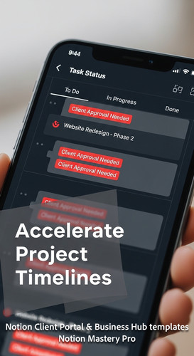243 Closeup of a smartphone showing a Notion Task Status board with Client Approval Needed labels Ov.jpg