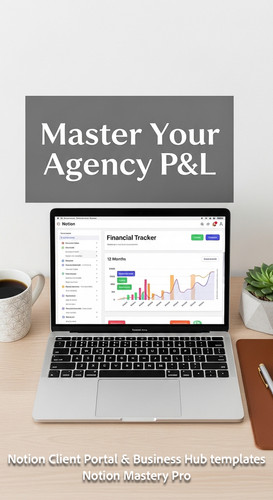 238 Topdown desk shot MacBook showing a Notion Financial Tracker with a 12month revenue chart Overla.jpg