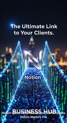 211 Abstract visualization of data nodes forming a Business Hub bridge with a Notion N Overlay The U.jpg