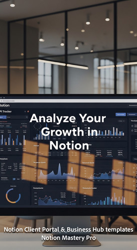 212 Blurred interior of a highend consultancy foreground monitor showing a Notion KPI Tracker Overla.jpg