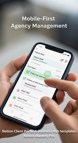 313 Closeup of a hand checkmarking a task in a Notion Client Hub mobile app on a phone Overlay Mobil.jpg