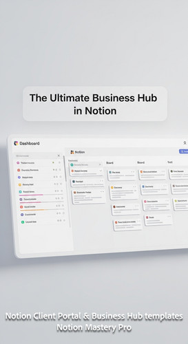 316 Minimalist 3D render of a digital Dashboard with Notionstyle list and board views Overlay The Ul.jpg