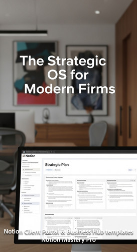 311 Blurred interior of a highend consultancy foreground monitor showing a Notion Strategic Plan Ove.jpg