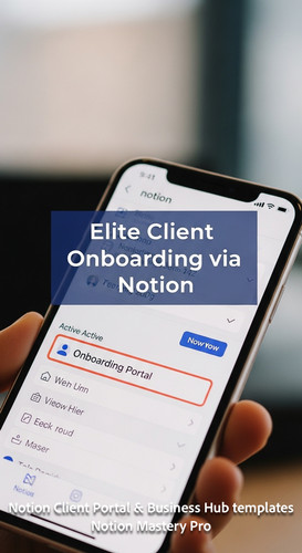 218 Closeup of a smartphone displaying a Notion Onboarding Portal entry Overlay Elite Client Onboard.jpg
