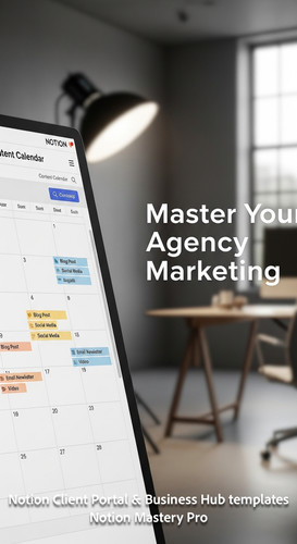 163 Blurred background of a highend studio foreground screen showing a Notion Content Calendar with .jpg