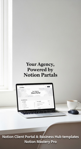 292 Minimalist white office desk with a laptop displaying a Notion Client Portal with a custom banne.jpg