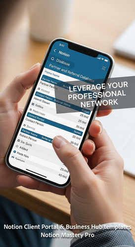 293 Closeup of a hand scrolling through a Notion Partner and Referral database Overlay Leverage Your.jpg