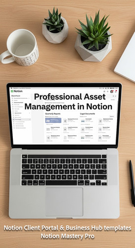 320 Topdown desk shot MacBook showing a Notion Client Portal with a clean document library Overlay P.jpg