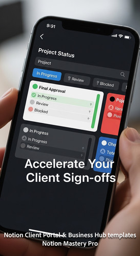 342 Closeup of a smartphone showing a Notion Project Status board with Final Approval status Overlay.jpg