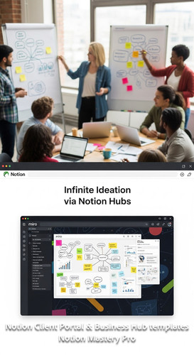 104 Blurred background of a creative brainstorming foreground screen showing a Notion Miro Embed Ove.jpg