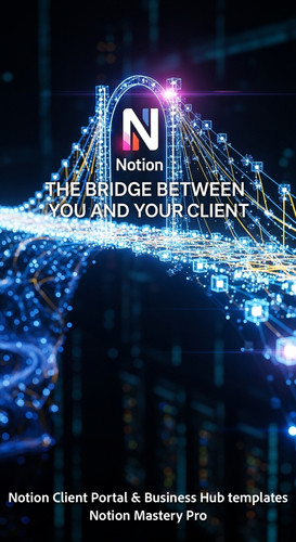 107 Abstract visualization of data nodes forming a Business Portal bridge with a Notion N Overlay Th.jpg