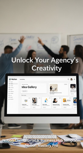 253 Blurred background of a creative brainstorm foreground monitor showing a Notion Idea Gallery Ove.jpg