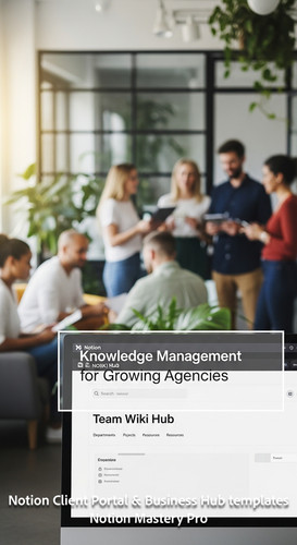 378 Blurred background of a modern agency team foreground monitor showing a Notion Team Wiki Hub Ove.jpg