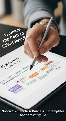 385 Closeup of a hand using a stylus on a tablet showing a Notion Client Roadmap with visual timelin.jpg