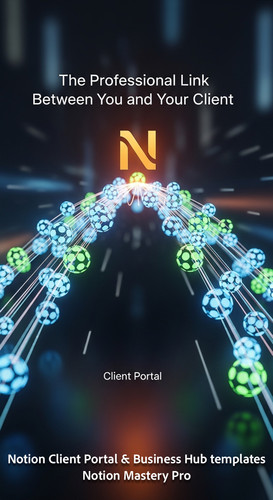 410 Abstract visualization of data nodes forming a Client Portal bridge with a central Notion N Over.jpg