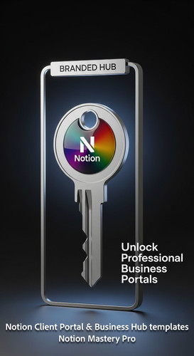 388 Minimalist 3D render of a digital Key with a Notion logo inside a Branded Hub frame Overlay Unlo.jpg