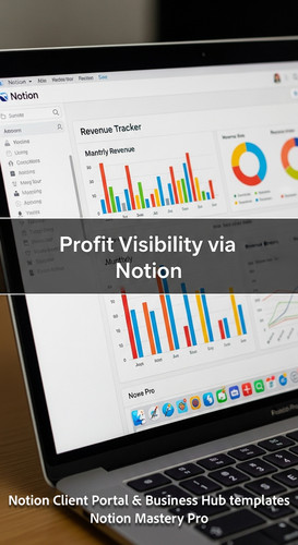 28 Closeup of a MacBook Pro showing a Notion Revenue Tracker with colorful monthly charts Overlay Pr.jpg