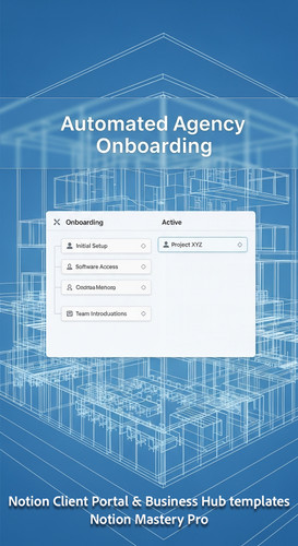 3 Abstract blueprint of a modern office building with a floating Notion kanban board showing Onboard.jpg