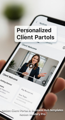 3 Closeup of a smartphone displaying a Notion Client Welcome video embedded in a page Overlay Person.jpg