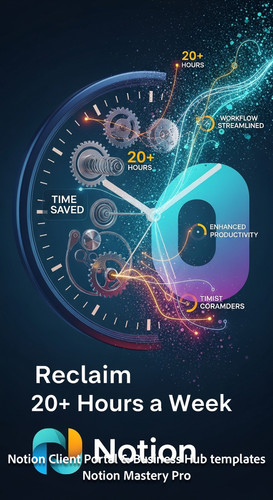 34 Abstract visualization of a clock and a Notion logo merging showing Time Saved metrics Overlay Re.jpg