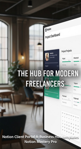26 Blurred interior of a modern coworking space foreground screen showing a Notion Project Dashboard.jpg