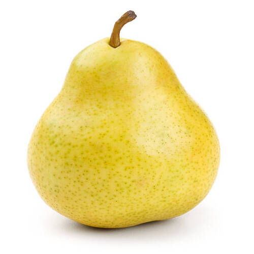 Fresh pear fruit isolated on a pure white background.Includes accurate clipping path..jpg