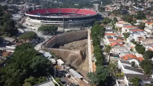 Obras contra enchentes no MorumBIS chegam a 70% e mudam cara do entorno do estádio