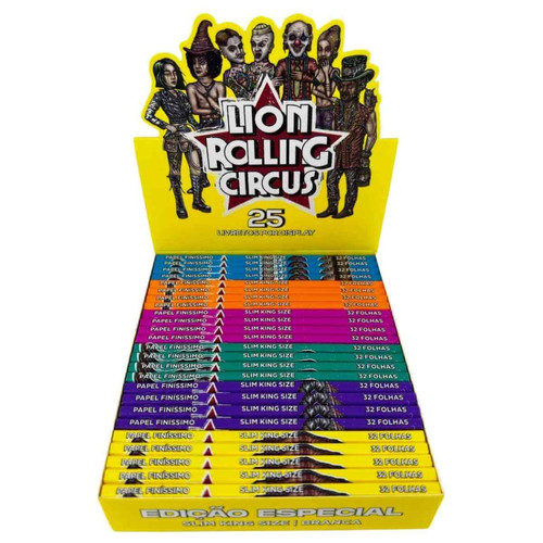 Seda Lion Circus Edição Brasil Slim Branca King Size (2) (1)
