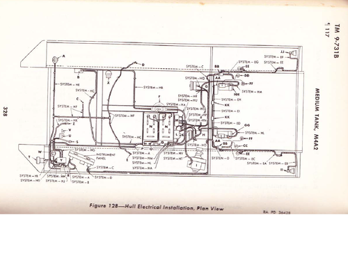 early sherman hull wiring diagram m4a2