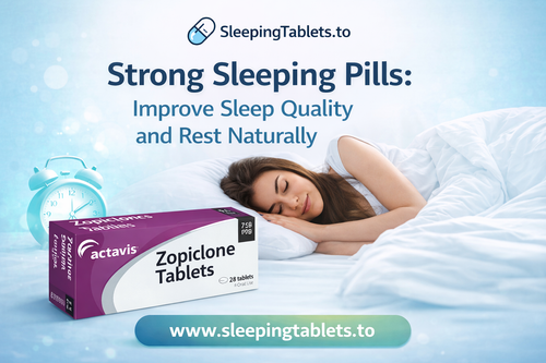 Strong Sleeping Pills Improve Sleep Quality and Rest Naturally.png