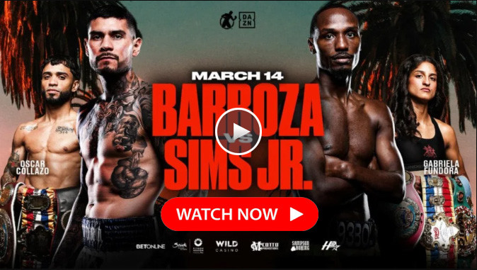 Barboza vs Sims Jr Live
