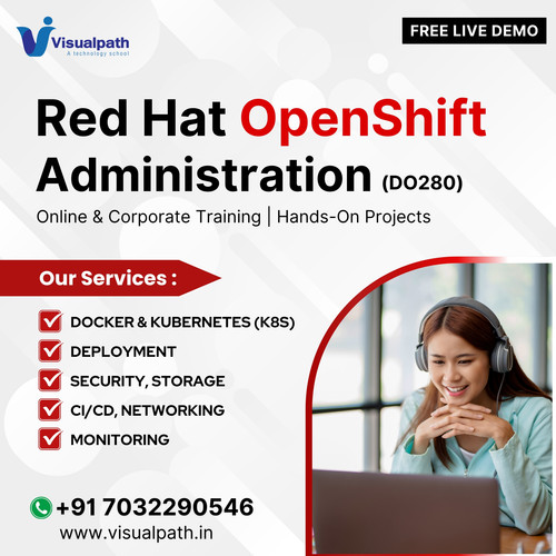 Visualpath delivers OpenShift Online Course with practical online learning for DevOps professionals. OpenShift Training Institute Hyderabad focuses on Kubernetes and enterprise container platforms. OpenShift Certification Course helps learners build strong platform knowledge. Available for India, USA, UK, Canada, Dubai, Australia, and globally. Includes live projects. Call +91-7032290546.

Website: https://www.visualpath.in/openshift-online-training.html 
WhatsApp: https://wa.me/c/917032290546
Visit Blog:https://visualpathblogs.com/openshift/