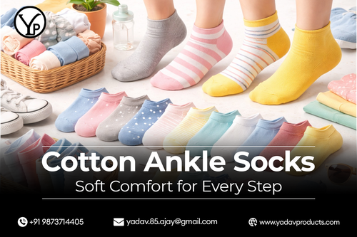 Cotton Ankle Socks by Yadav Products.png