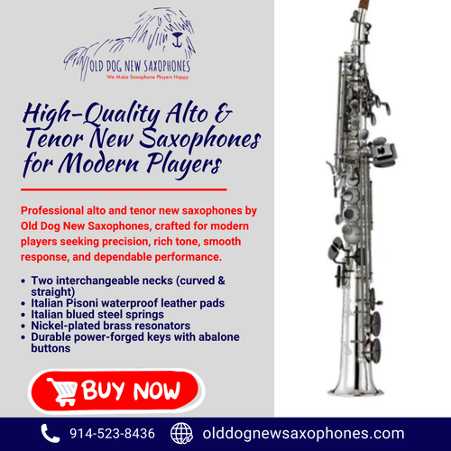Durable Alto & Tenor New Saxophones for Performance | Old Dog New Saxophones.png