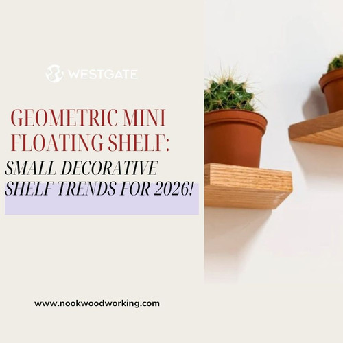Geometric Mini Floating Shelf Small Decorative Shelf Trends for 2026!.jpg