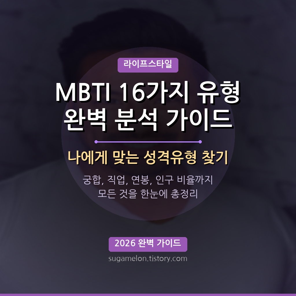 MBTI 16가지 성격유형 완벽 분석 가이드 썸네일