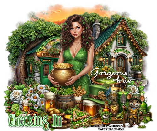 Gorgeous Arie Checking In Irish Day