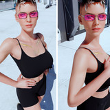 Azul y Blanco Londres y Roma Viaje Collage de Fotos