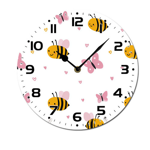 cartoon bees butterflies pattern 001 01.jpg