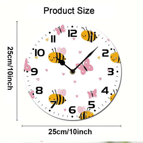 cartoon bees butterflies pattern 001 02.jpg