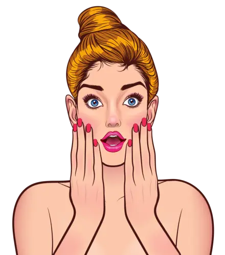 a facial cream advertisement poster with a beautiful model as its presenter free png.webp