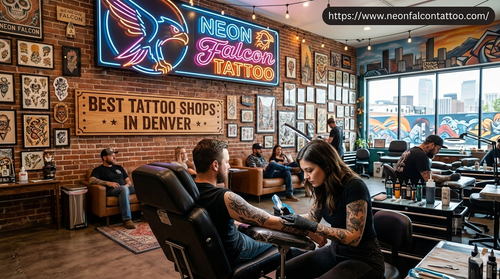 Best Tattoo Shop in  Denver | Neon Falcon Tattoo Studio.png