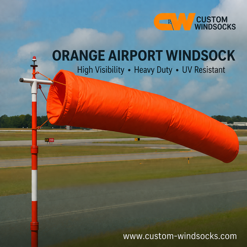 High Visibility Orange Airport Windsock – Durable & FAA Compliant.png