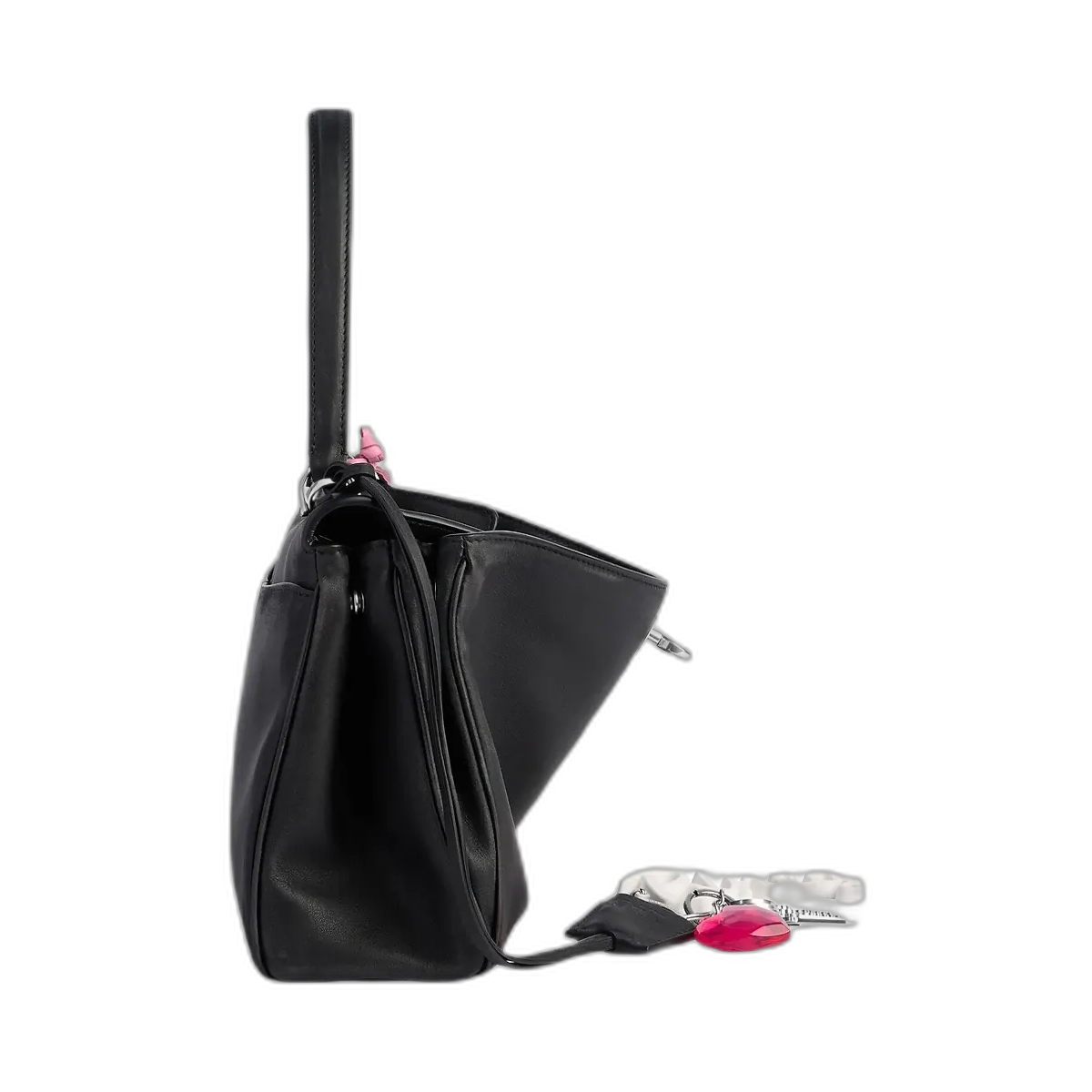 Balenciaga Rodeo Small Handbag Used Effect with One Charm