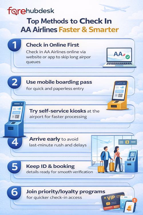 Top Methods to Check In AA Airlines Faster & Smarter